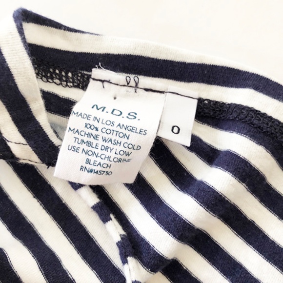 Mark D. Sikes, NWT, MDS Blue and White Halter top, One size - Picture 8 of 8